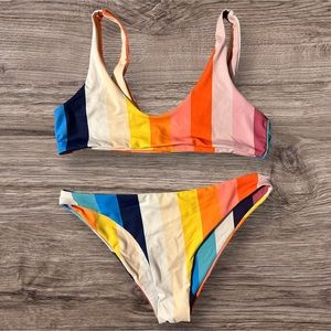 Kids striped bikini